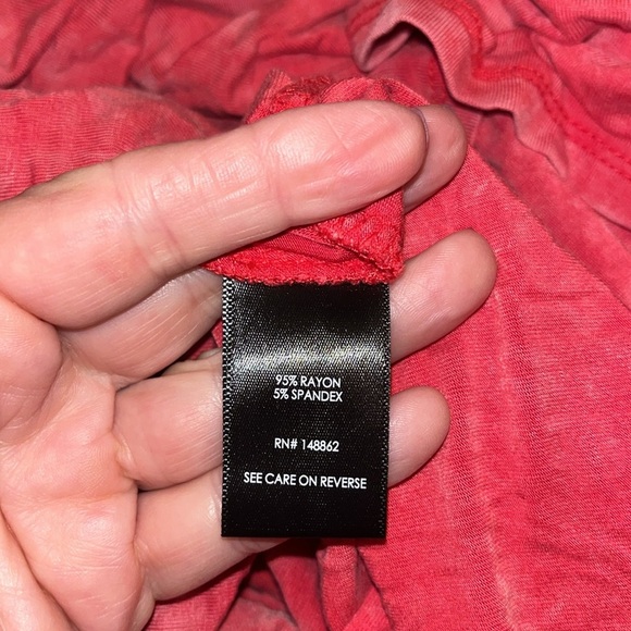 NWT Torrid maxi dress/ red tank top styled with uneven hem line size 1X 14-16 - Picture 10 of 11